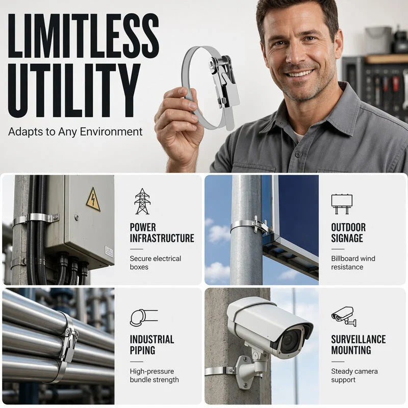 Stainless Steel Cable Ties — Grip Tight, Worry Less