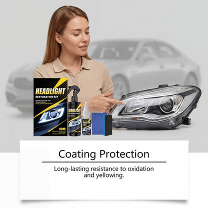 Headlight Restoration Kit — Clear Vision and Safety
