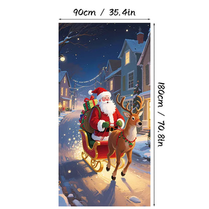 Holiday Door Cover — Instant Festive Joy