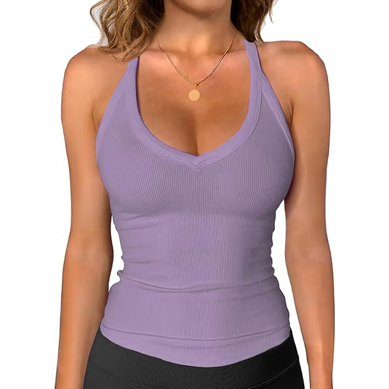 Lena — Ribbed Tank Top for Women, Relaxed Fit