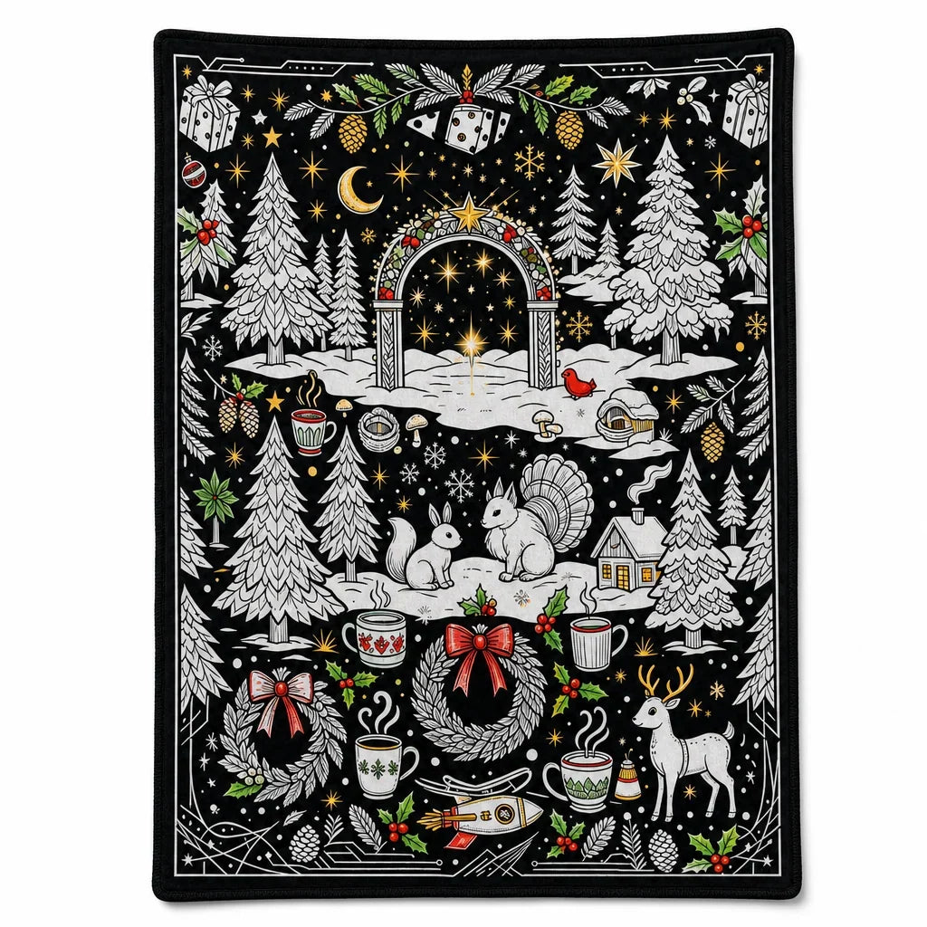 MerryMuse Coloring Blanket — Spark Family Creativity