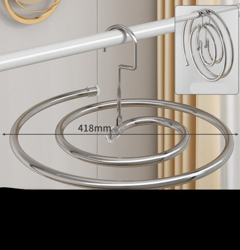 Spiral Rotating Round Drying Rack Hanger — Fast, Space-Saving Laundry Storage