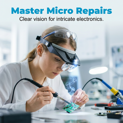 Precision Headband Magnifier – Hands-Free Focus Mastery