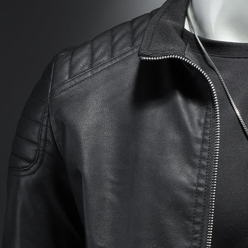 Carter — Lightweight Leather Jacket Men | 50% OFF