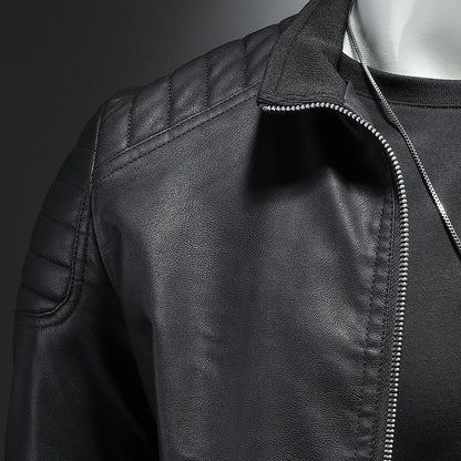 Carter — Lightweight Leather Jacket Men | 50% OFF