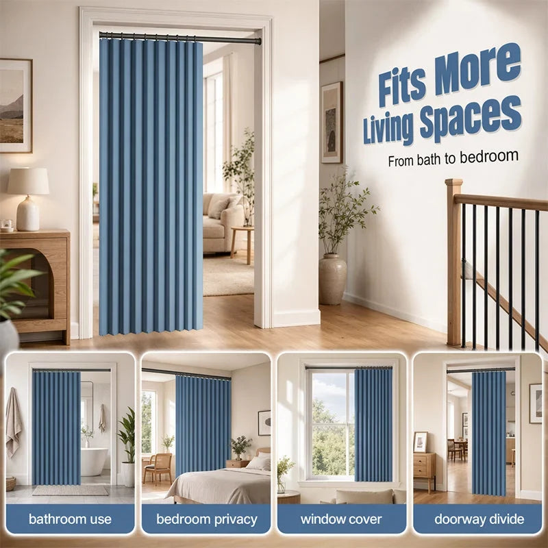 Accordion Curtain — Instant Privacy, Zero Damage