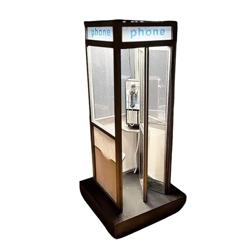 Vintage Telephone Booth Lamp – Dive into Nostalgia
