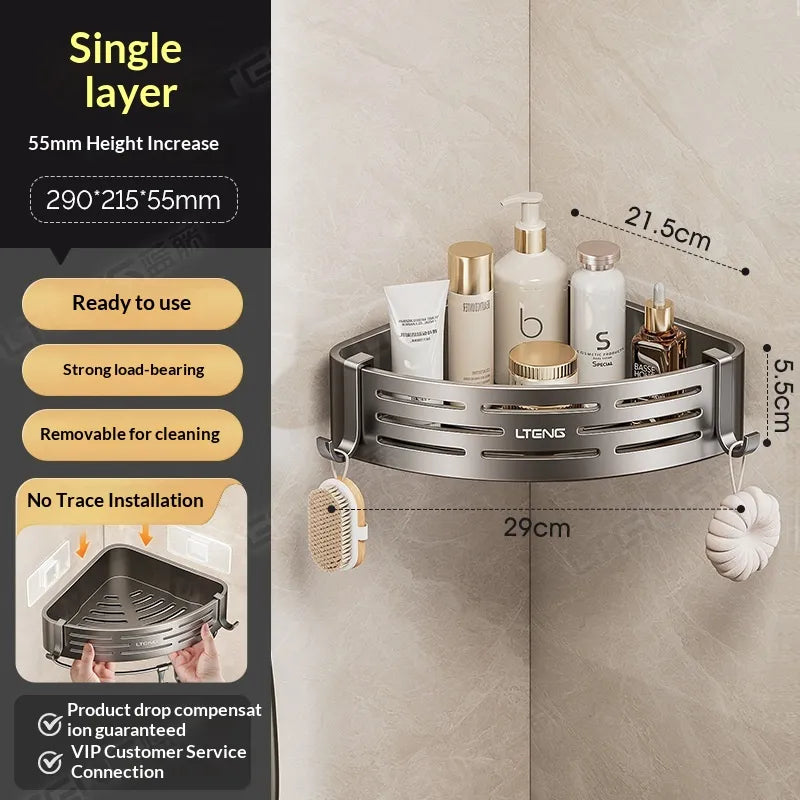 AquaNest Wall Organizer — Clutter-Free Shower Bliss