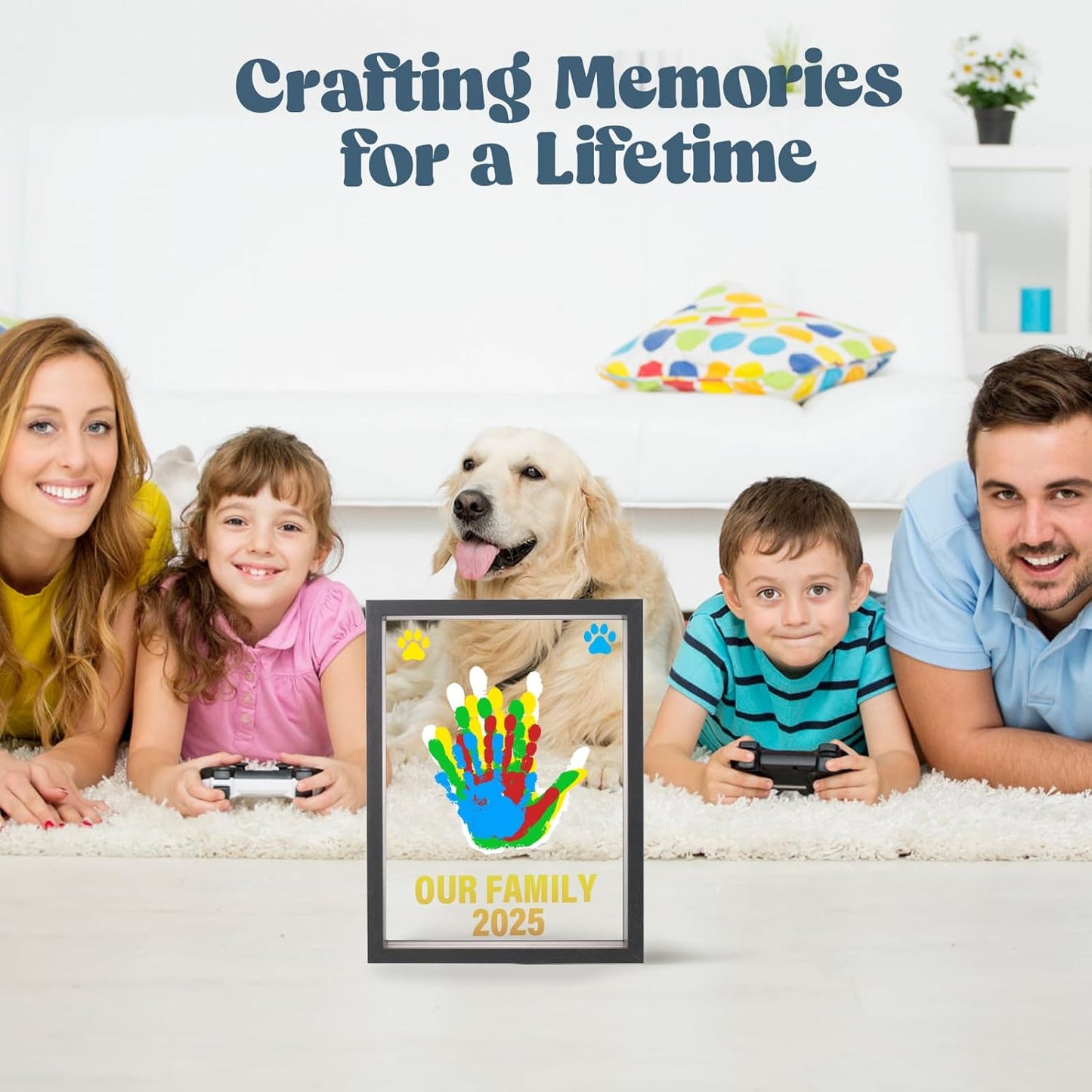 Family Handprint Memory – Eternal Love Depicted