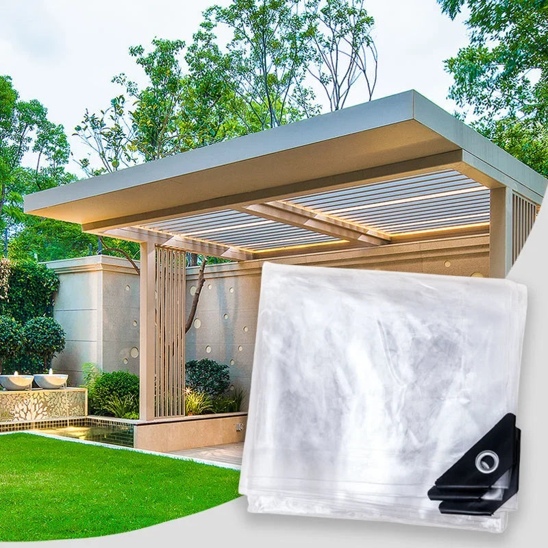 ClearShield — Transparent Waterproof PVC Cover | 50% OFF