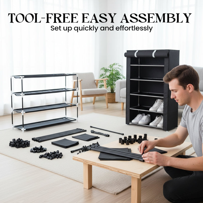 StrideNest Shoe Organizer — Transform Chaos into Calm