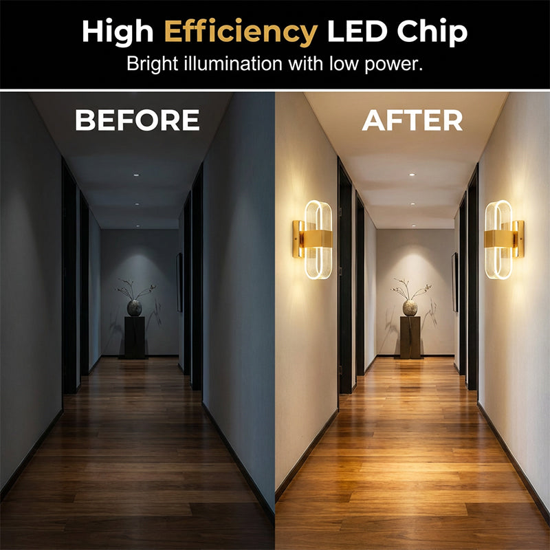 LumaAura — Designer LED Wall Light | 50% OFF