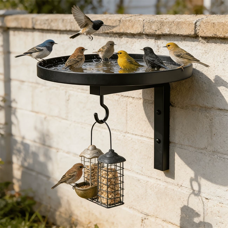 Wall-Mounted Bird Bath – Invite the Joy of Nature