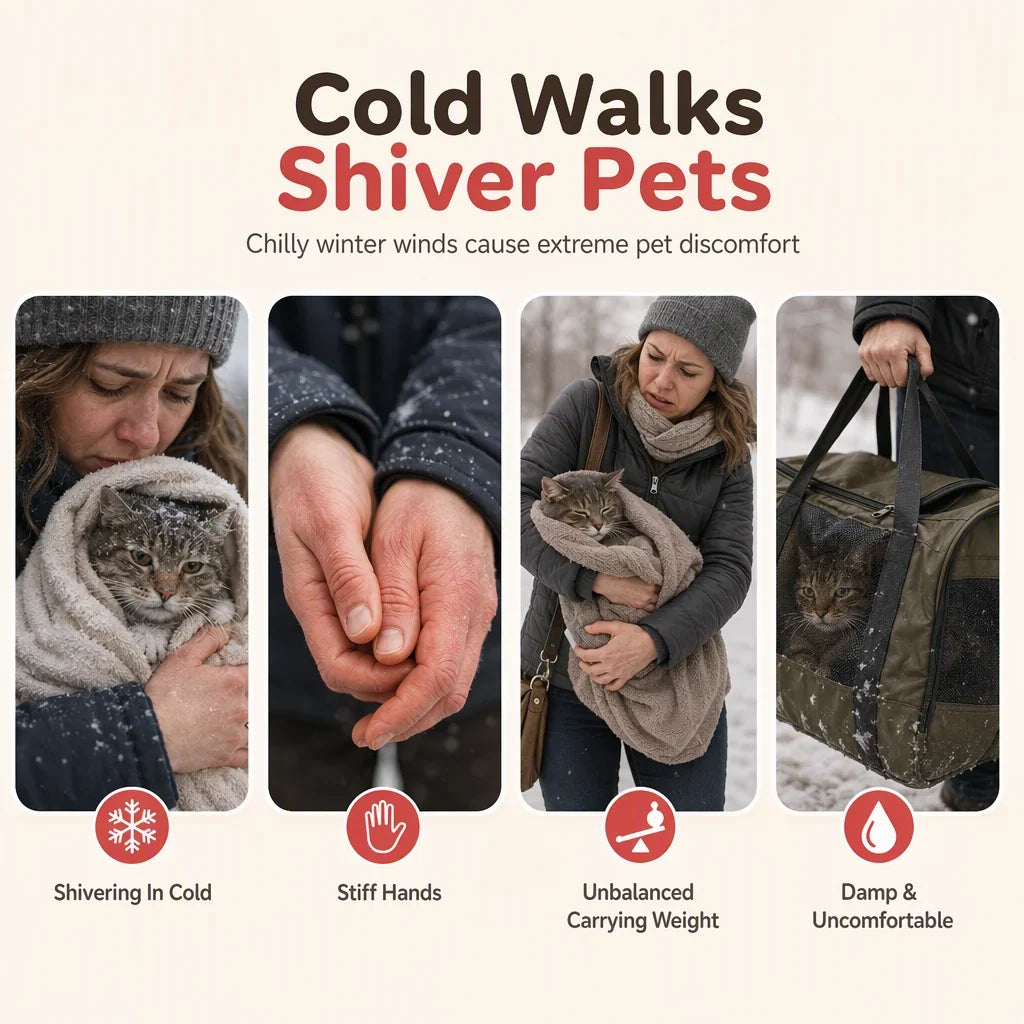 CozyCarry — Warmth Your Cat Craves