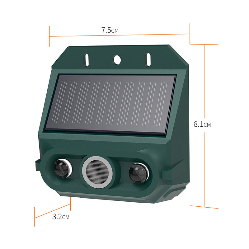 Animal protection device — Silent, solar-powered for peace