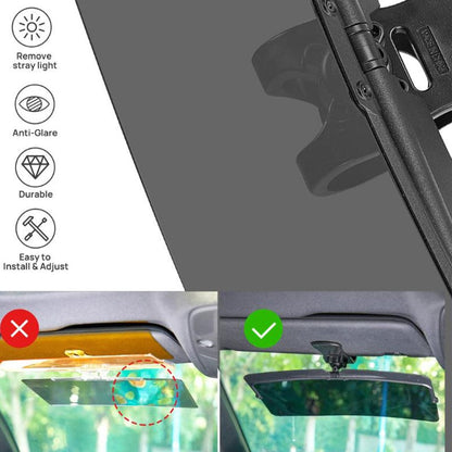 Polarized Car Sun Visor — Reduce Glare, Drive Safely