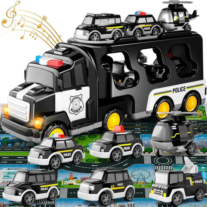 Auto de policía de juguete con almacenamiento para niños TransformaCruiser | 50% de DESCUENTO