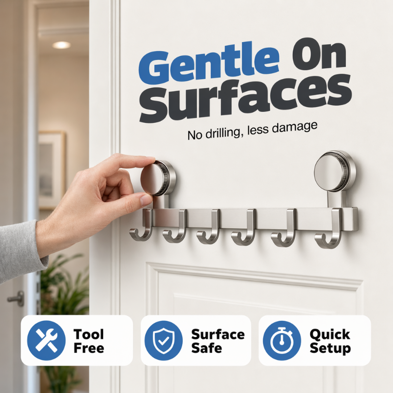 DoorSuction Rack — Instant Order, Zero Damage