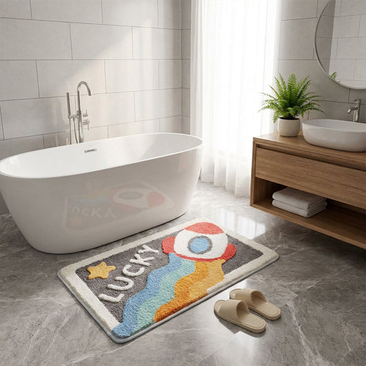 Rocket Water Spray Mat — Cozy Dry Steps