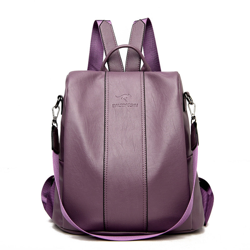 Hugo – Elegant PU Leather Backpack with Smart Compartments