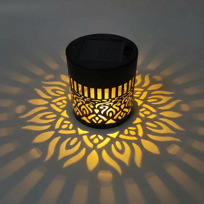 MandalaGlow — Solar Garden Lamp | 50% OFF