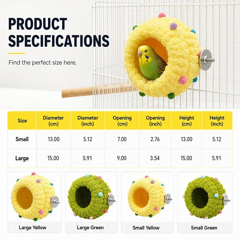 SnugNest — Cozy Sanctuary Your Bird Craves