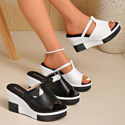 Heidi — Women's Wedge Sandals with Padded Comfort