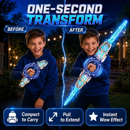 XyraBlaze Rechargeable Double-Blade Sword — Ignite Wild Imagination