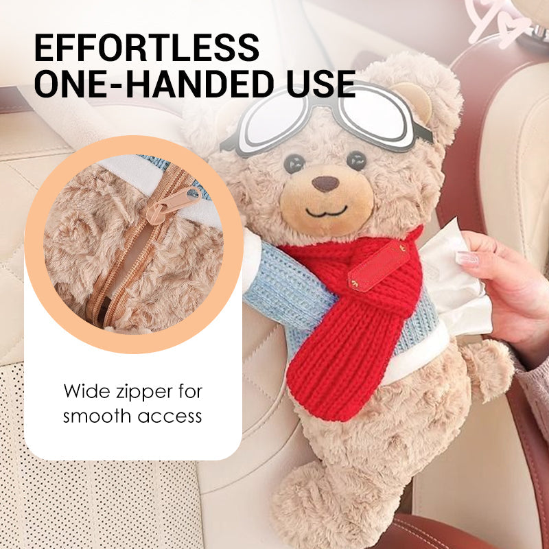 Bear with Red Scarf – Cozy Comfort Within Reach