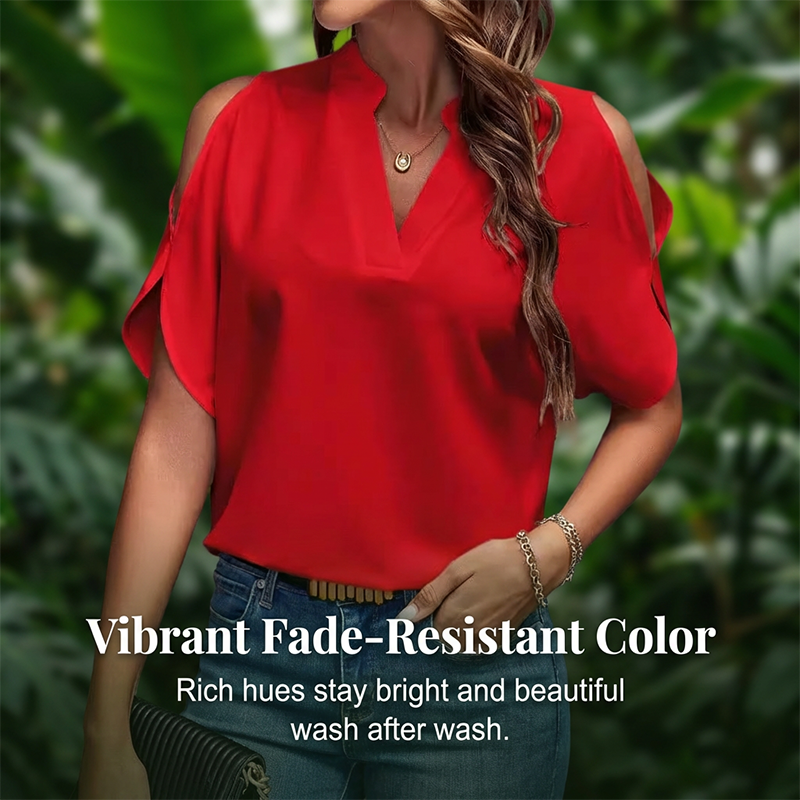 Celina — Lightweight V-Neck Top | 50% OFF