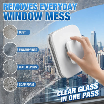 CrystalMist Magnetic Cleaner — Sparkling Windows, Effortless Speed