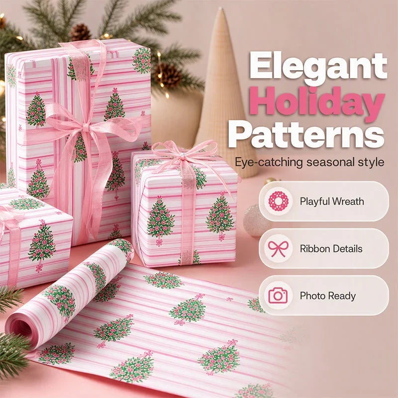 GlowMerry — Holiday Gift Wrapping Paper | 50% OFF