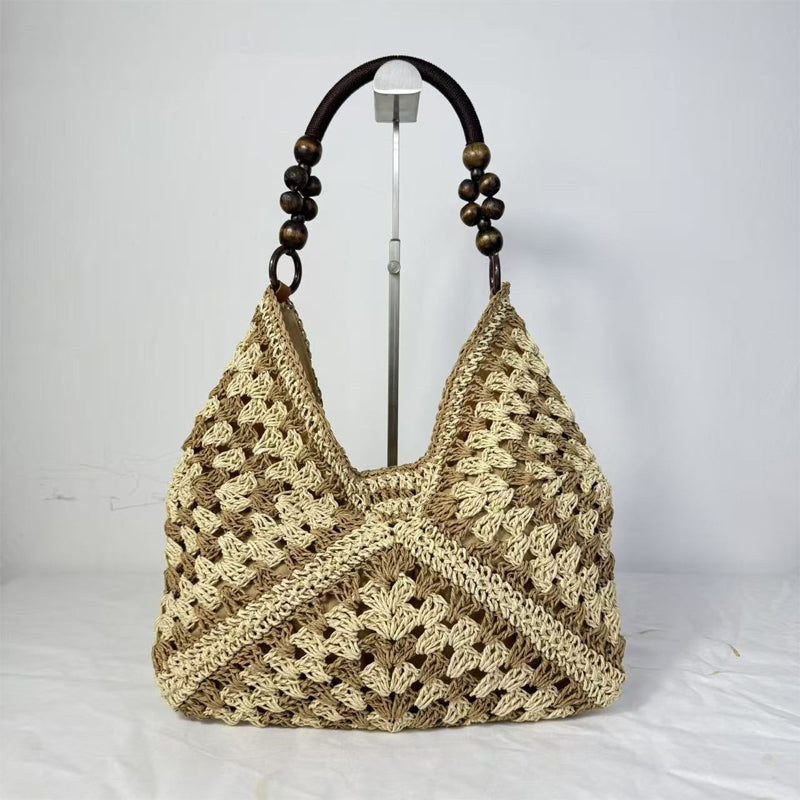 Artisan-Handcrafted Woven Tote — Effortless Style Confidence