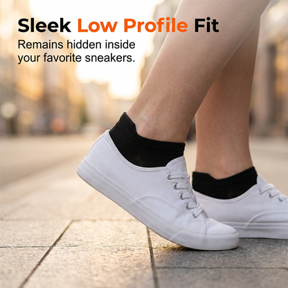 Miles – Sporty Ankle Socks with Moisture Control