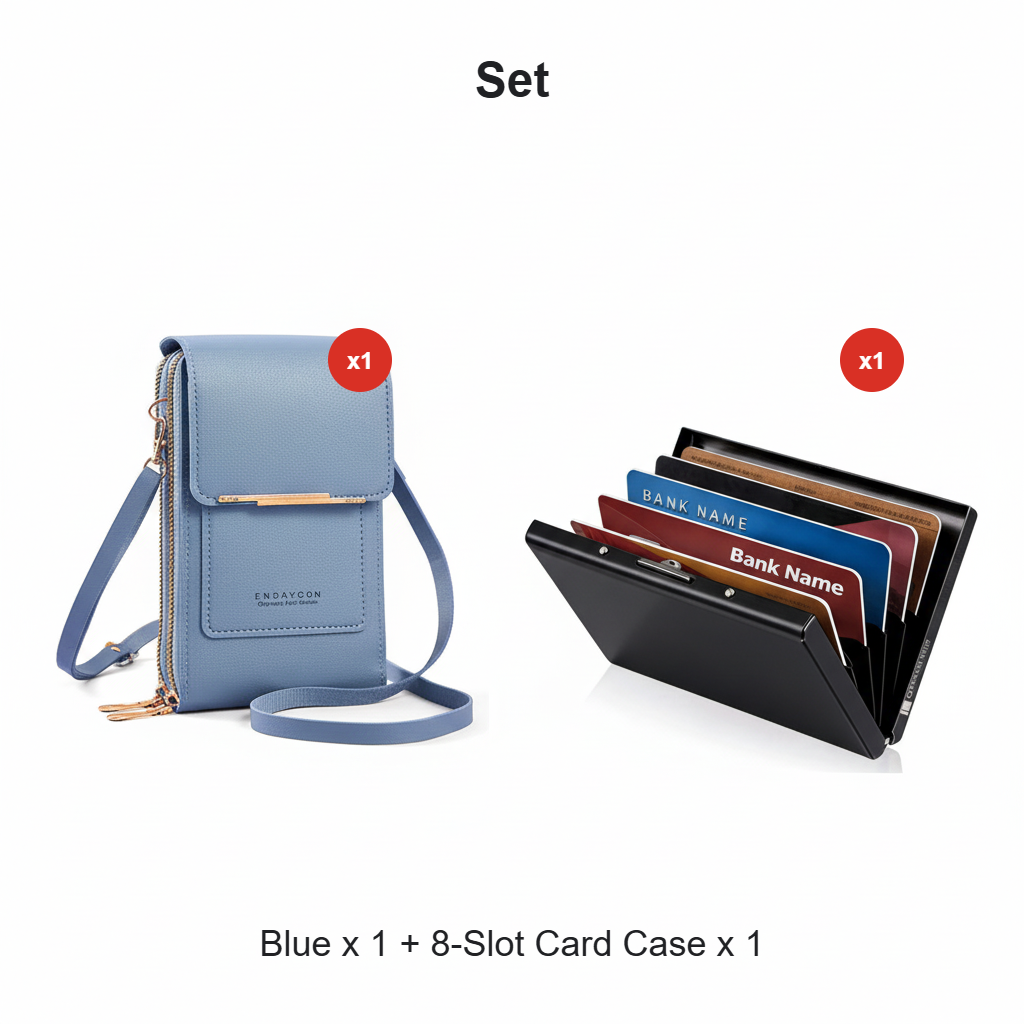 Ava — Lightweight Waterproof Crossbody Phone Bag