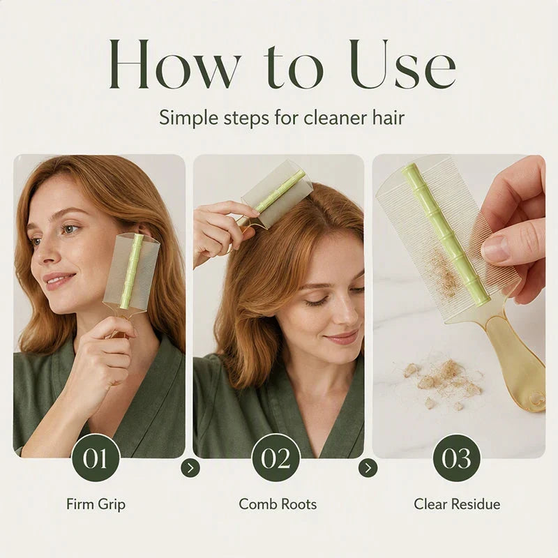 SilqSculpt Ultra-Fine Comb — Refresh Scalp, Restore Confidence