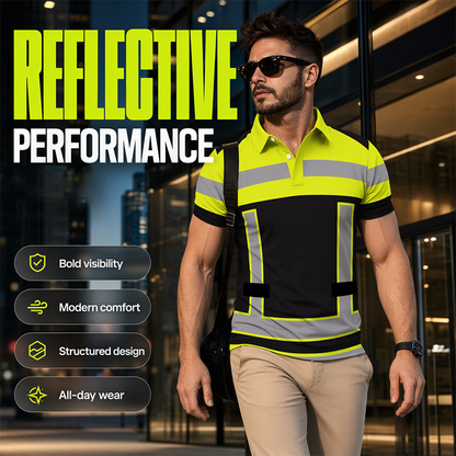 Mason — Lightweight, Breathable Safety Shirt with Reflective Stripes