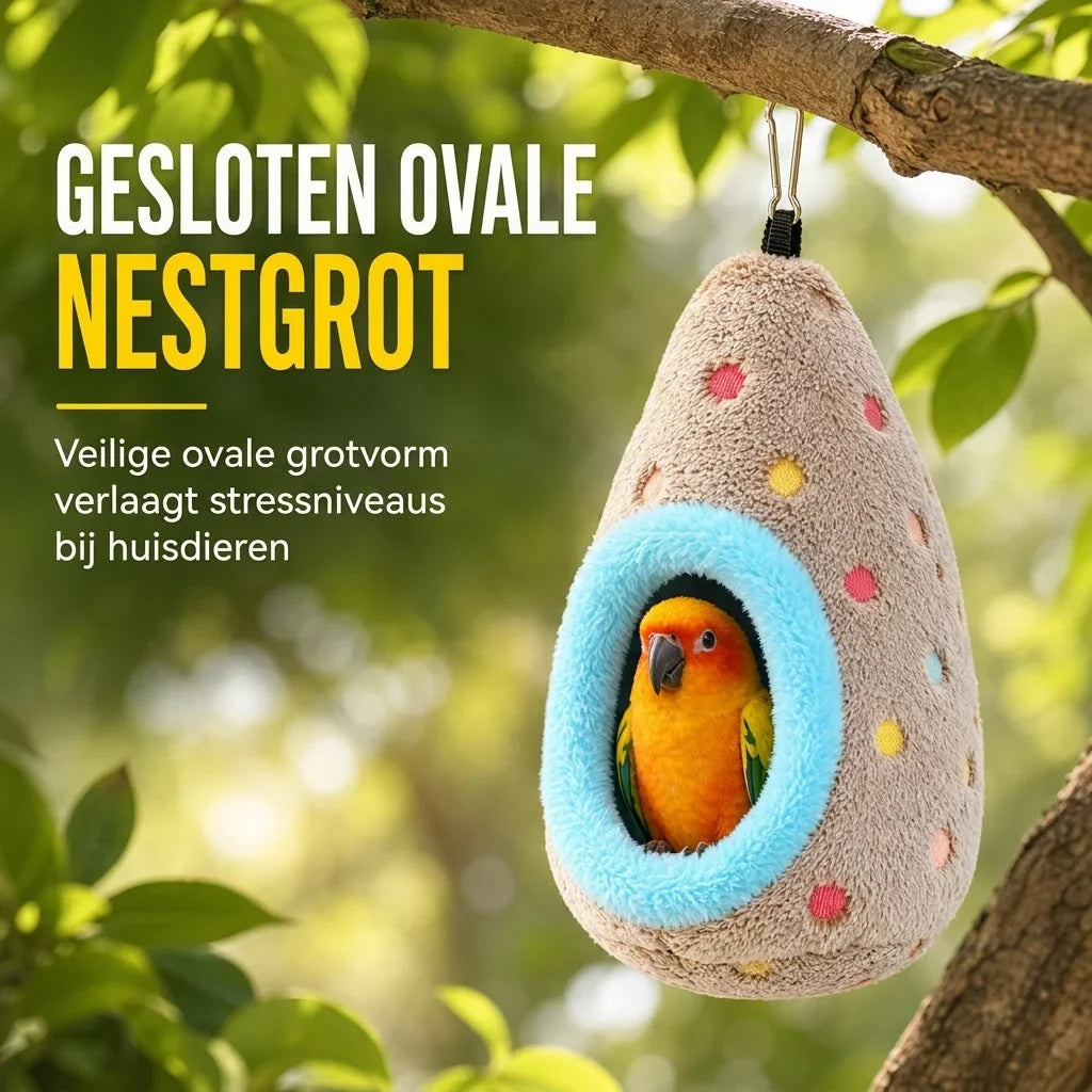 SnuggleNest Bird Hammock — Cozy Calm Comfort