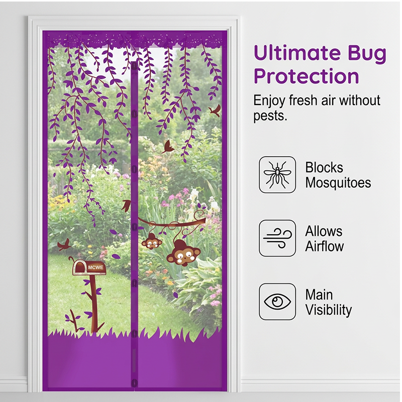 SwiftShield Mesh Door — Effortless Pest-Free Comfort