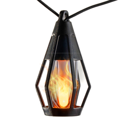 FlameGlow Solar Lamps — Ignite Cozy Outdoor Magic