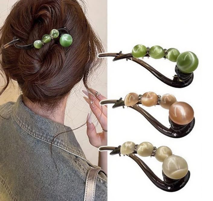 Rose — Feather-light hair accessory with secure hold and pearl detail