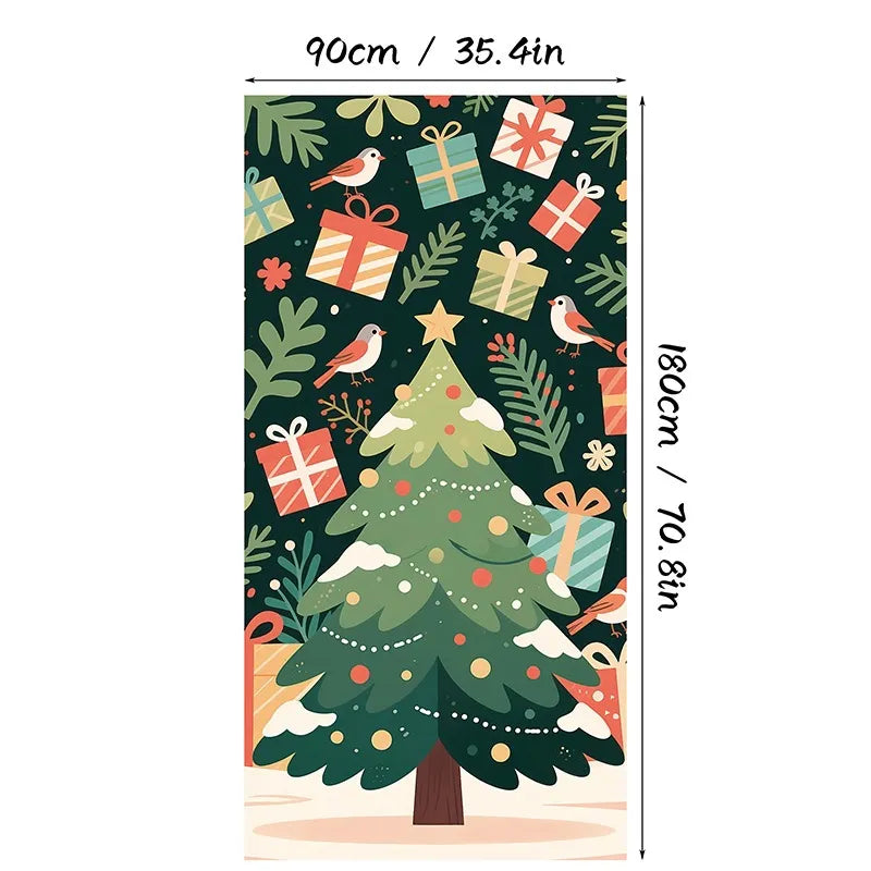 Holiday Door Cover — Instant Festive Joy