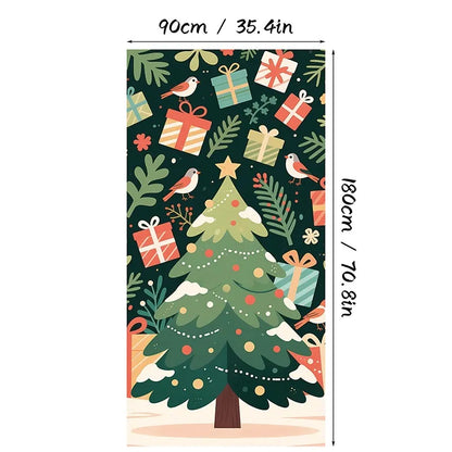Holiday Door Cover — Instant Festive Joy
