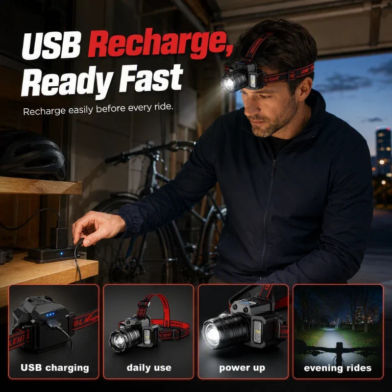 LED Headlamp — Hands-Free Safety Illuminate