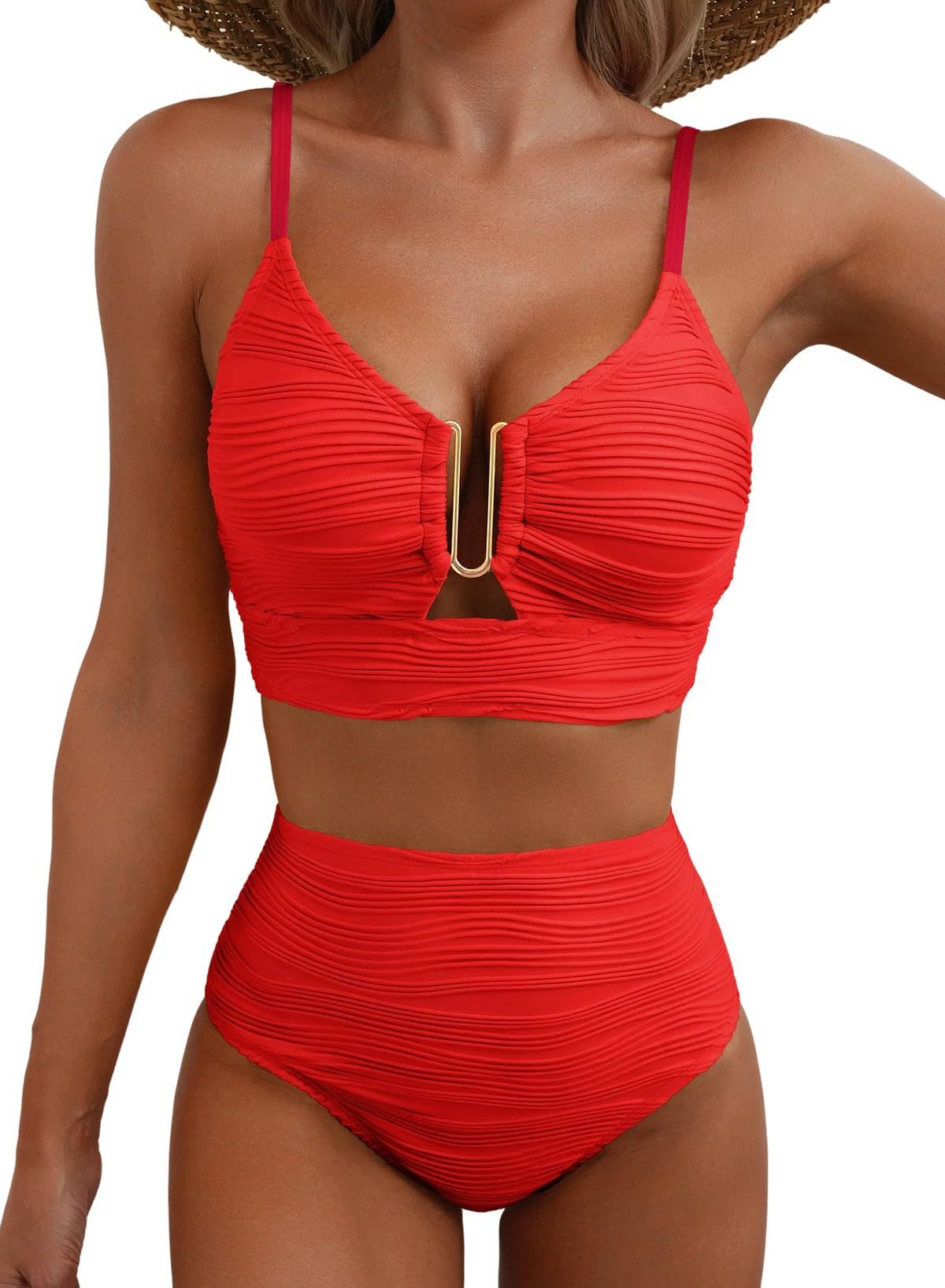 Amelia — Push-Up High Waist Bikini for Women
