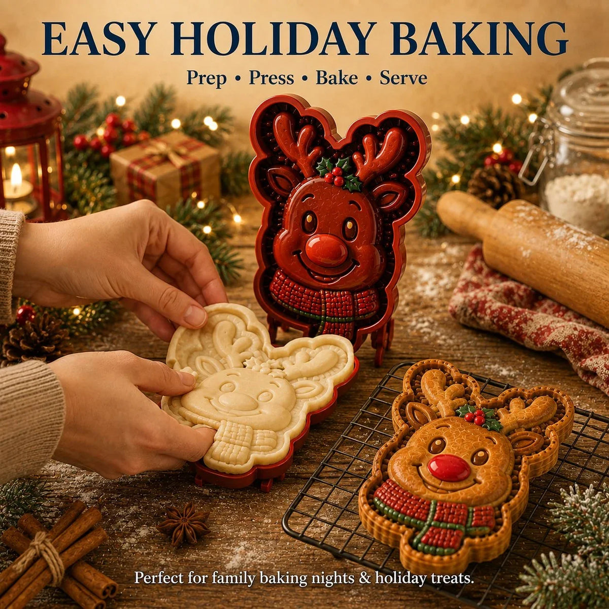 WinterWhimsy Mini Pie Mold — Spark Joy Instantly