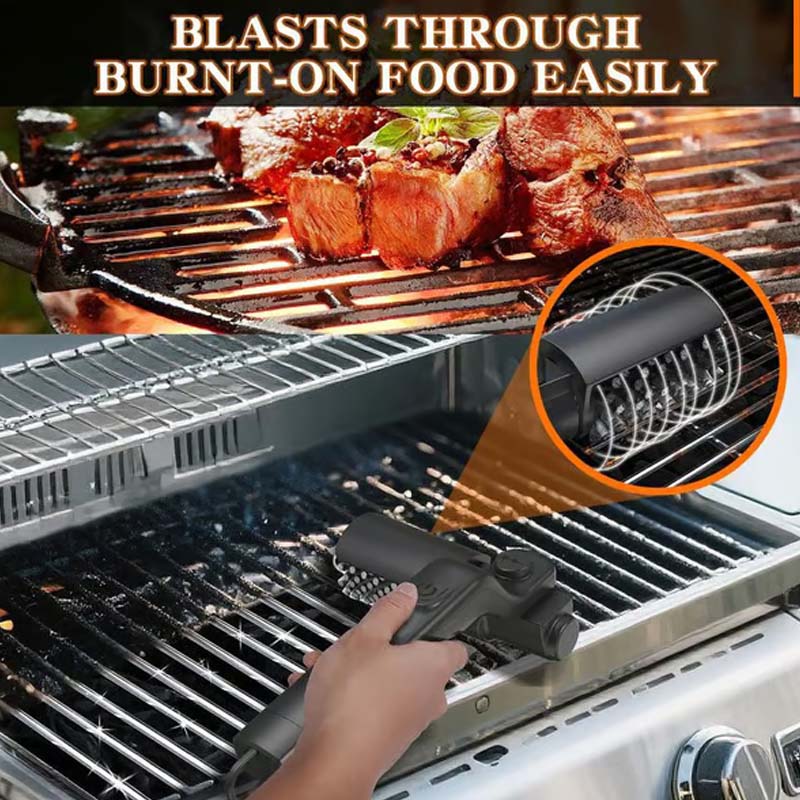 GrimeCrusher Grill Brush – Effortless Cleaning, Relaxed BBQ
