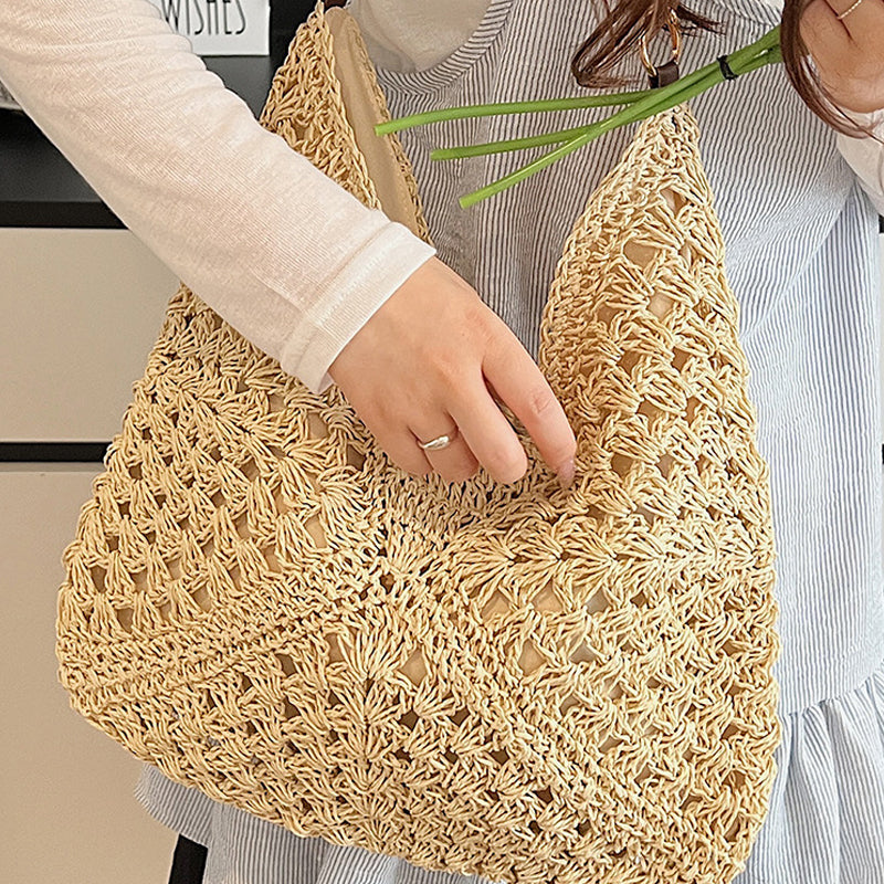 Artisan-Handcrafted Woven Tote — Effortless Style Confidence
