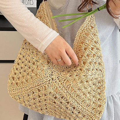 Artisan-Handcrafted Woven Tote — Effortless Style Confidence