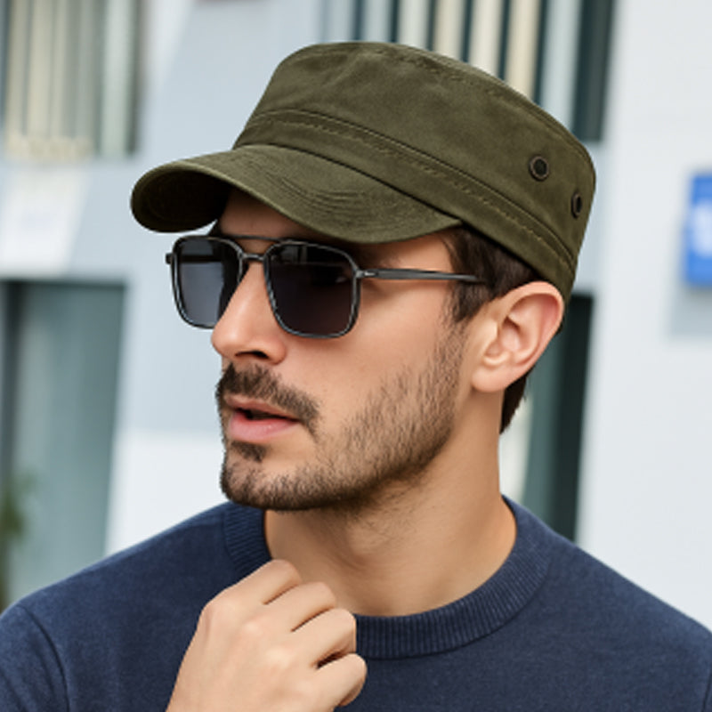 Hunter — Military Flat Cap | 50% OFF